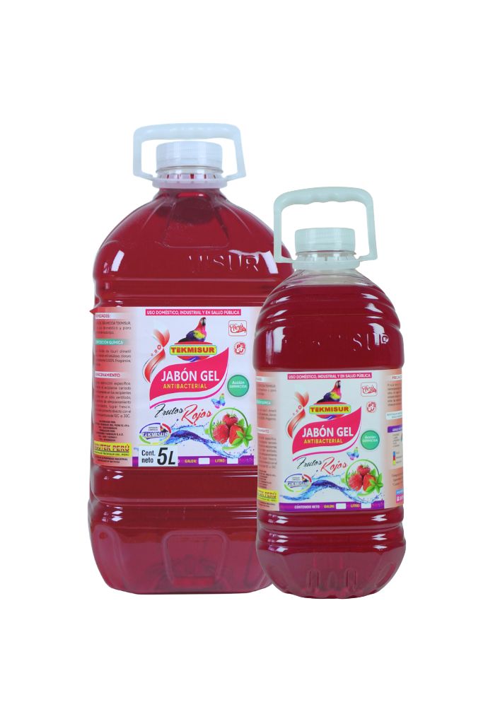 Jabón Gel Antibacterial Frutos Rojos