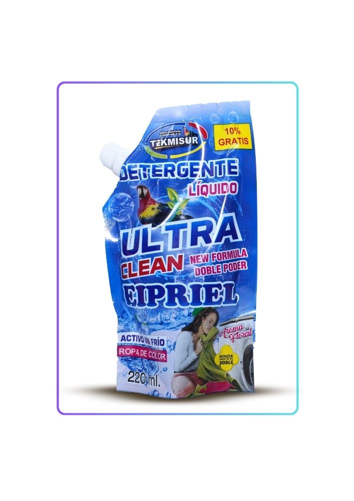 Detergente Líquido Ultra Clean Cipriel Tekmisur 220 ml